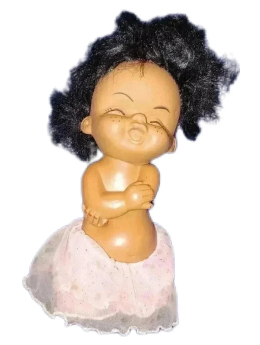 Vintage Rubber Doll Hula Hawaiian Tan Doll
